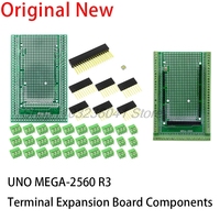 Compatible With MEGA2560 Double-side PCB Prototype Screw Terminal Block Shield Board Kit For Arduino Mega 2560 / Mega2560 R3