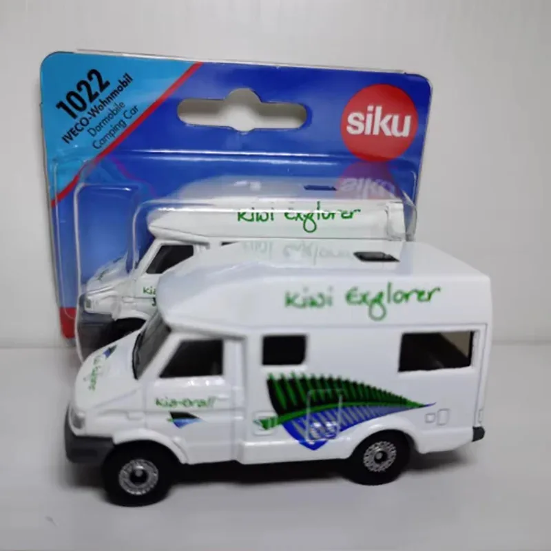 

Diecast Alloy Model 1022 Touring RV 8CM Finished Simulation Miniature Engineering Car Hobby Collection Ornament Gift Toys