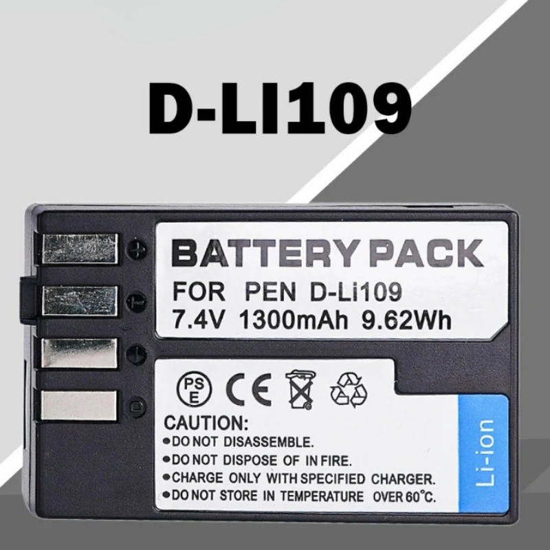 D-Li109 DLi109 Battery Charger For Pentax KR KP K2 K30 K50 K70 K500 KS1 KS2 K-S1 K-S2 K-R K-P K-2 K-30 K-50 K-70 K-500