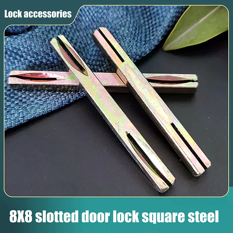 1Pcs Door Window Handles Galvanised Square Spindles Door Lock Transmission Rod Square Axis Square Strip Door Shaft Accessories