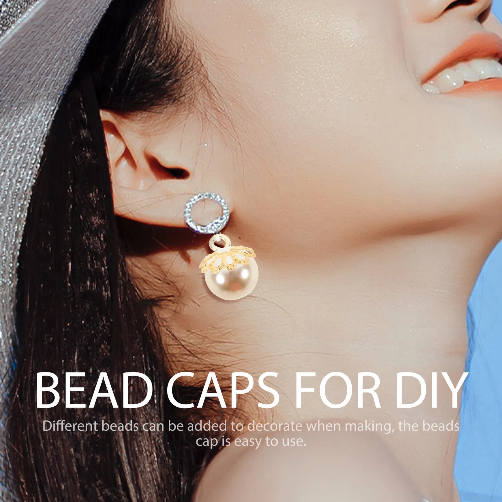 

1200Pcs Flower Bead Caps Metal Bead End Caps for DIY Jewelry Making Necklace Bracelet Parts Jewelry Making Charms