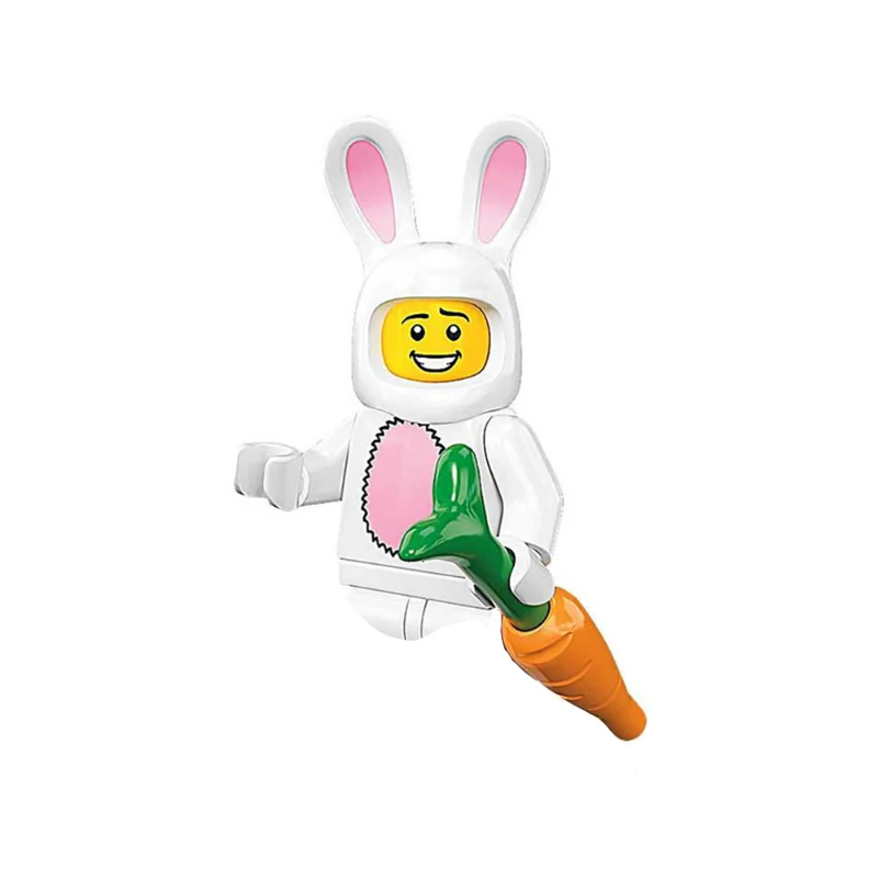 Rural animal action figure building block Rabbit koala chicken pig radish animal mini doll Building Block set Halloween gift