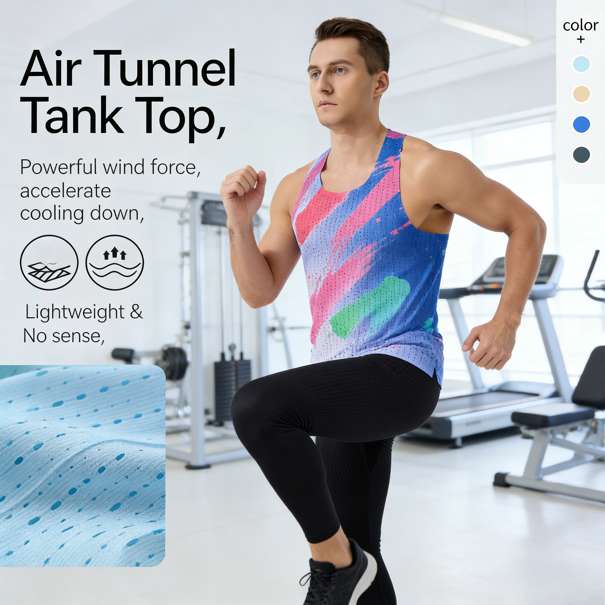 

Мужская летняя быстросохнущая майка без рукавов, дышащий жилет для бега, фитнеса, тренировок, спортивный топ