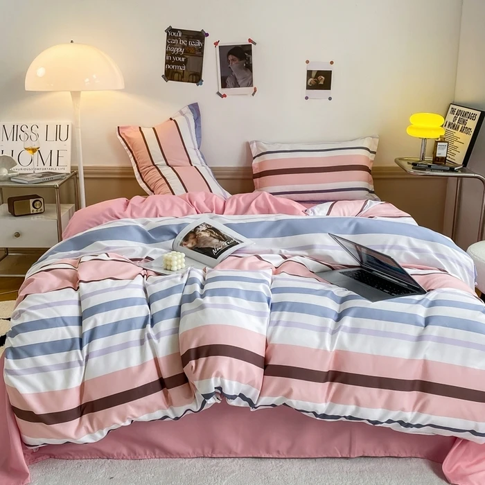 Herbstliche Bettdecke im nordischen Stil, 1 Stück, Doppelbett-Quiltbezug, minimalistische Bettdeckenbezüge für Queen-, King- und Twin-Betten, ohne Kissenbezüge – Detail 13