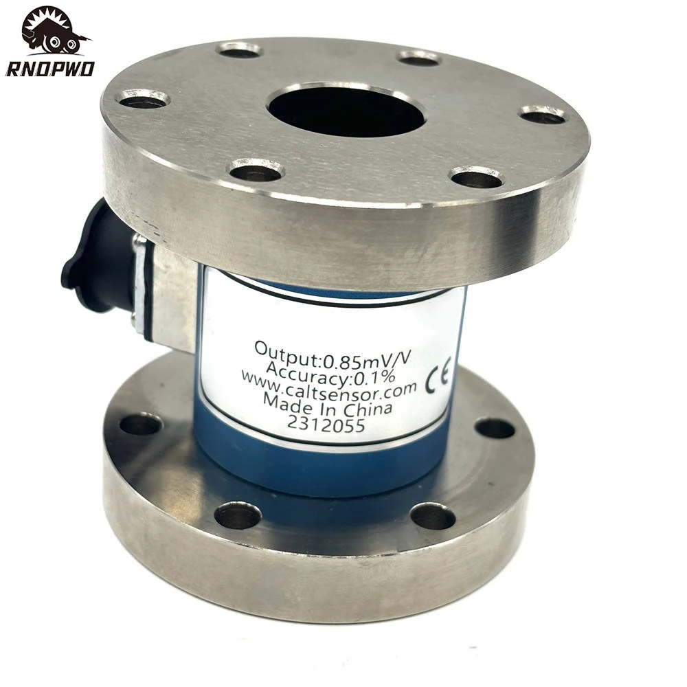 Static Torque Sensor Double Flange Rotary Torsional Non-Continuous Torsion Force 20Nm 500Nm 5000Nm Transducer Compact
