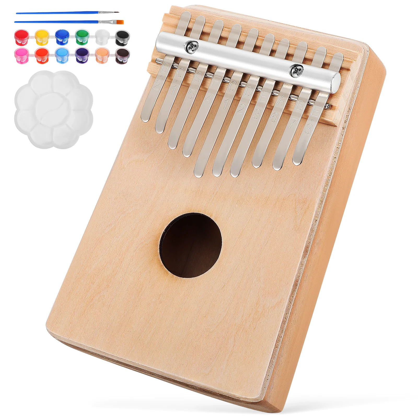 

Thumb Kalimba Instrument For Beginners Portable Portable Thumb Finger Piano Small Wood Kalimba Piano Gift