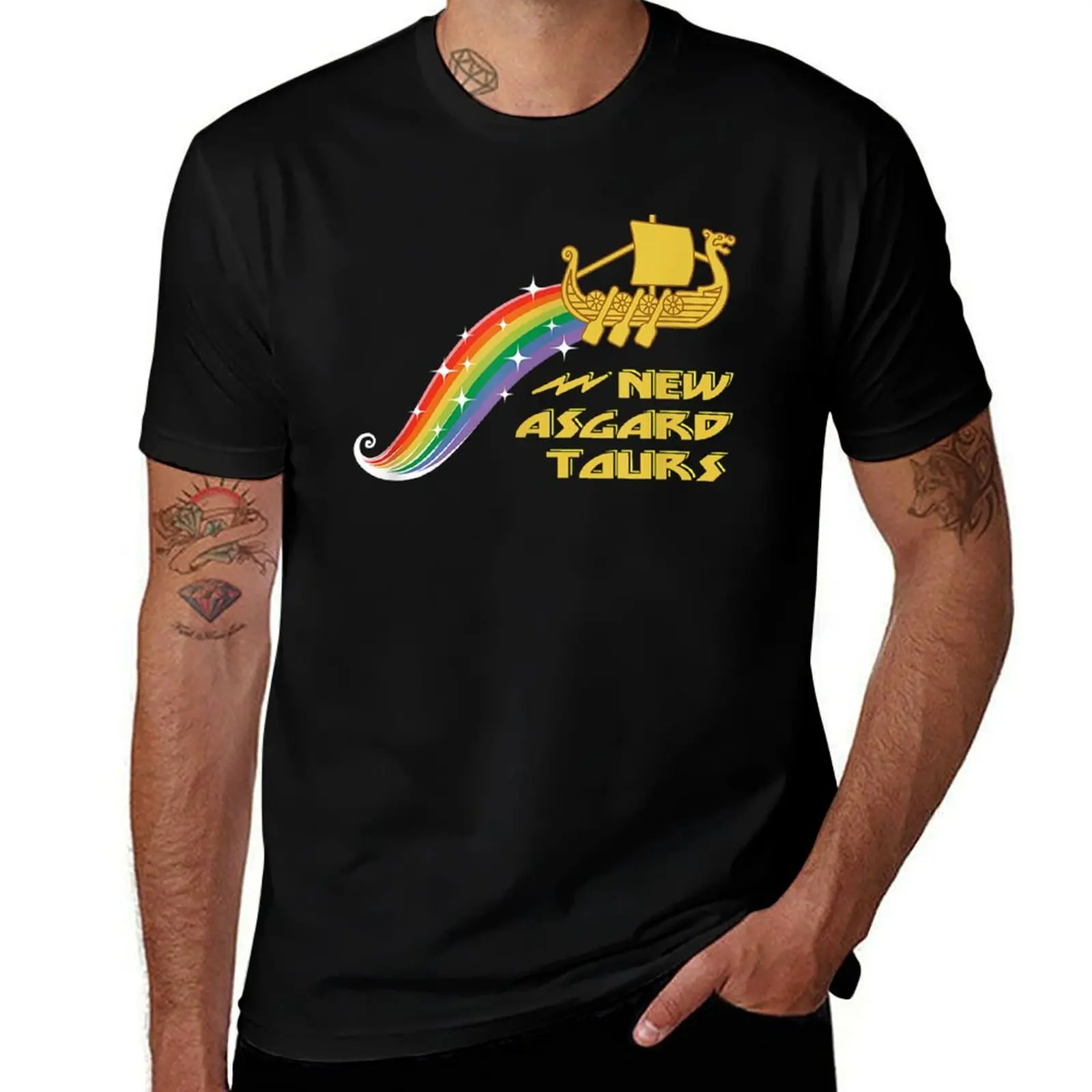 

New Asgard Tours T-Shirt man t shirt designer essential t shirt T-Shirt