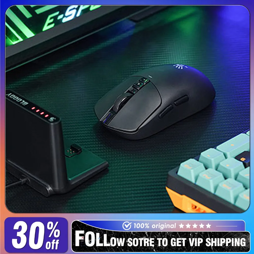 

Проводная/беспроводная мышь Savage Impact x Bloody R72Pro PAW3395 72 г, легкая конструкция, индивидуальное программирование, геймерская мышь для киберспорта