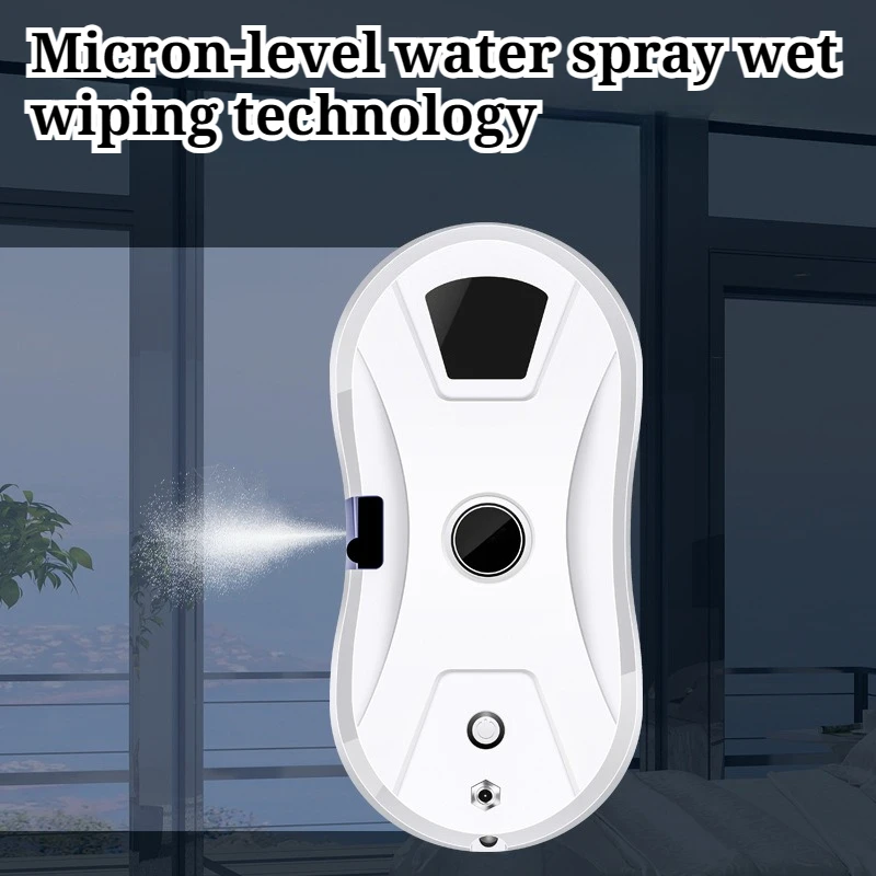 Intelligent Water Spray Electric Window Cleaner Powerful Decontamination Convenient Household Deep Cleaning Robot Window Washer
