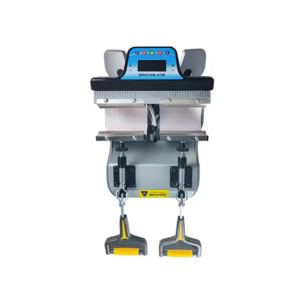 

5 in 1 ST-510 Double Station Heat Press Transfer Mug Machine for Sublimation Coated Coffee Mugs