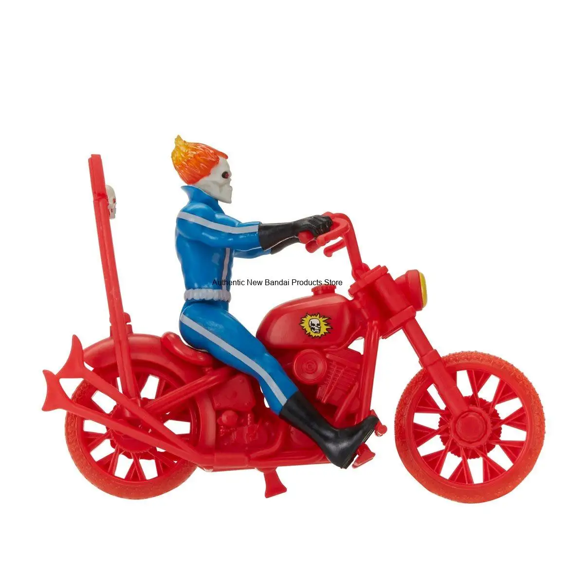 Marvel Legends Retro Ghost Rider with Motorcycle 3.75" Action Figure view 6