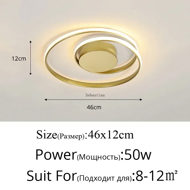 Modern licht, minimalistisch LED-slaapkamerlicht, rond creatief woonkamerlicht, eetkamerlicht, gepersonaliseerde verlichtingsarmatuur