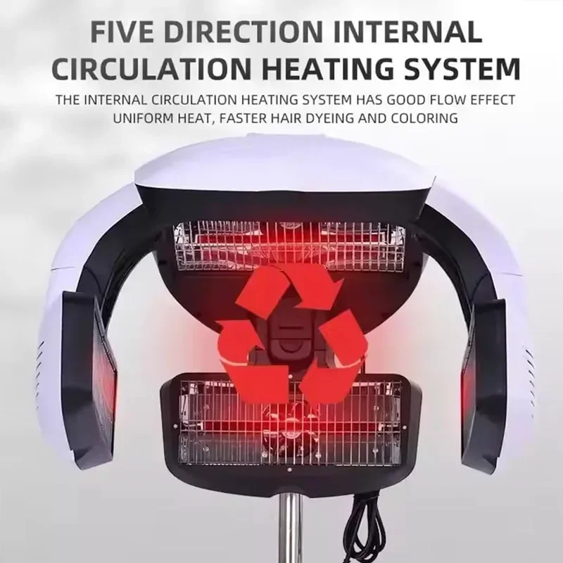 Máquina de barbero profesional, vaporizador para teñir el cabello, procesador de Color portátil para tratamiento de cabello rizado Natural