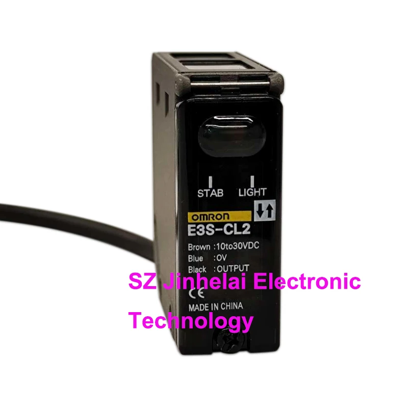 New and Original 2m Distance Set Photoelectric Sensor Stable Detection Switch Omron E3S-CL2 E3S-CL1