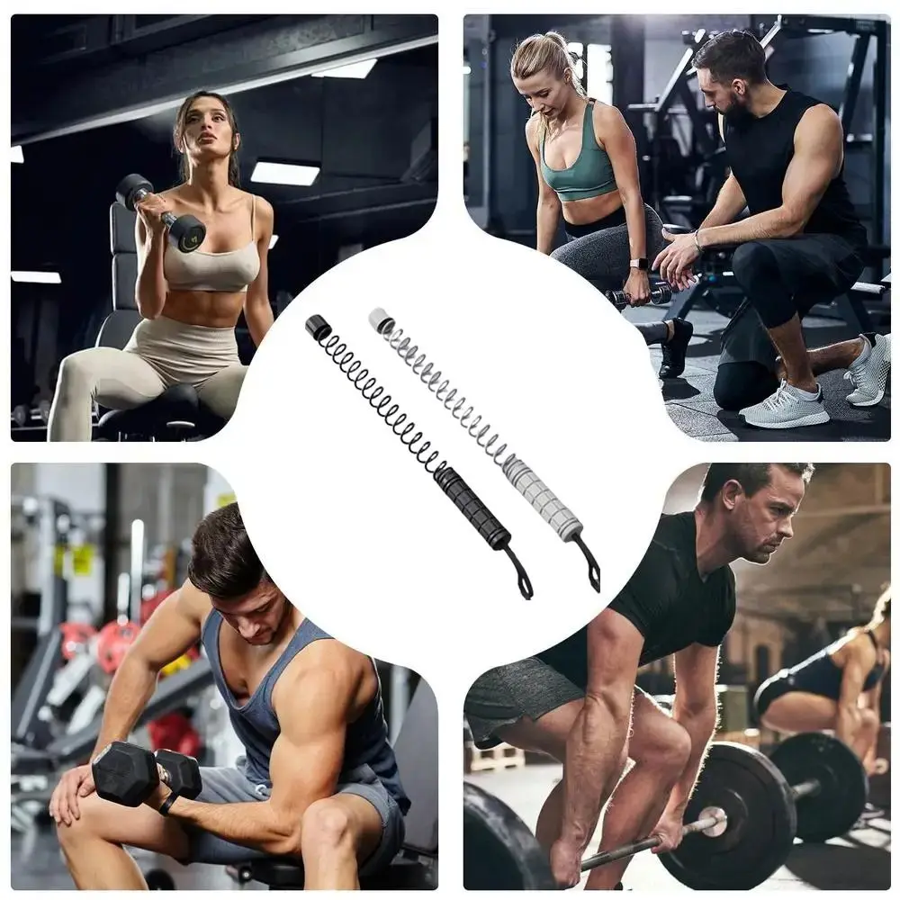 1 pair Replacement Spring Gym Battle Rope Rebound Non Slip Cordless Battle Rope Multifunction Durable Arm Strength Rope