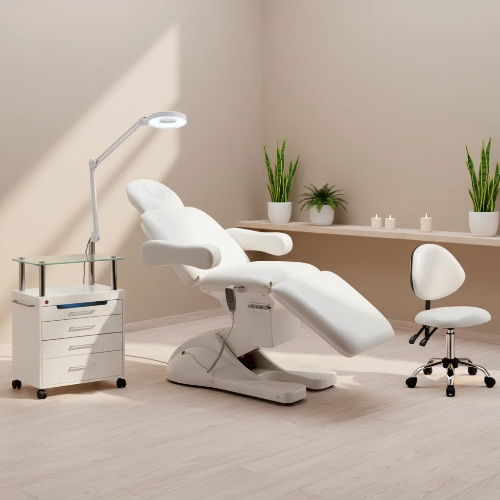 Hot Selling Ergonomic Aesthetic Bed Beauty Beautician Salon 4 3 Motor Electric Facial Spa Massage Table Luxury Lash Bed