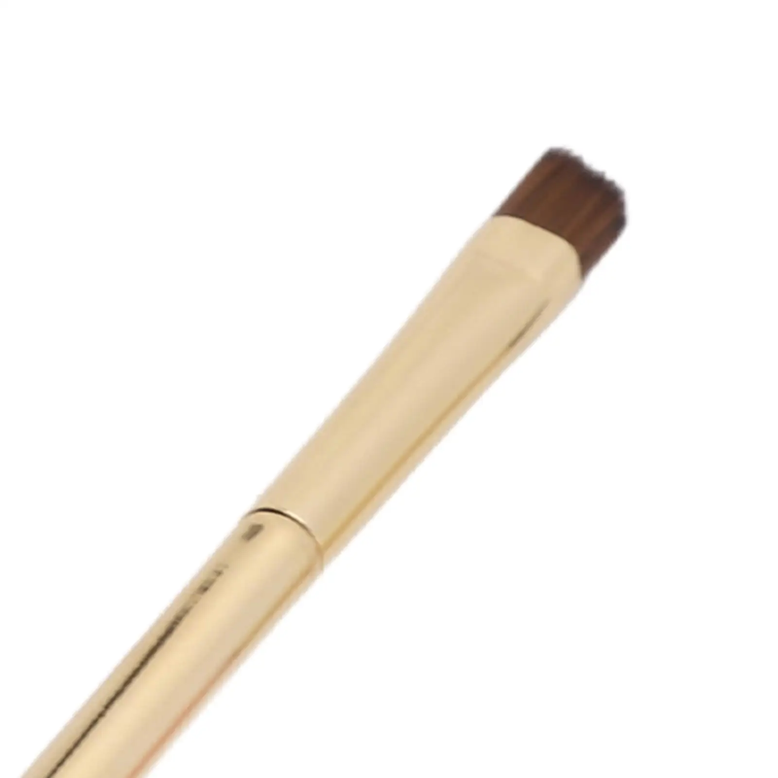 Double Ended Gold Handle Toothbrush Makeup Brush - Ergonomic & Stylish - Portable and Safe for women at for home 