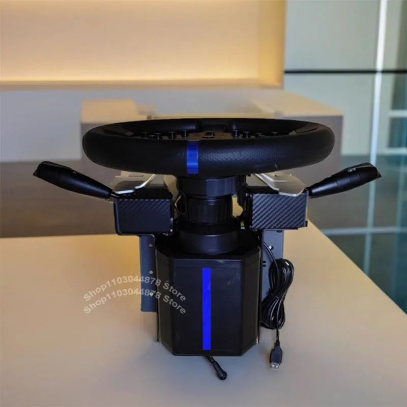 سباق محاكاة عجلة القيادة مفتاح بدء بدوره إشارة ممسحة محول ل PXN V10 V99 ل ETS2 #2