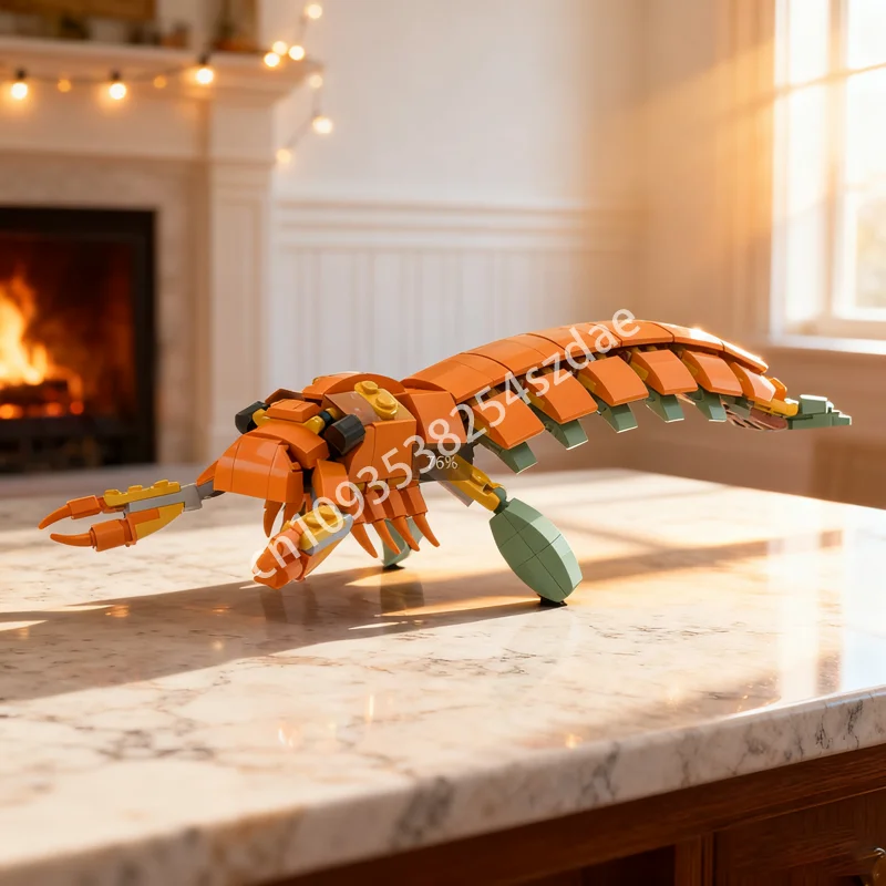 

274pcs MOC Jaekelopterus Eurypterid Sea Scorpion Model Building Toys Blocks Construction Christmas Gift Assemble DIY Idea Kids