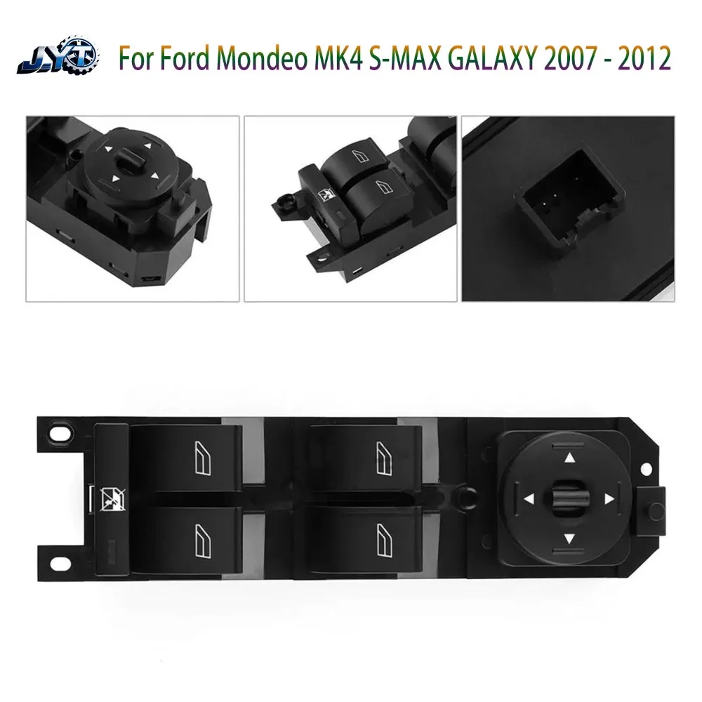 Window Switch for Ford Mondeo MK4 S-MAX GALAXY 2007 2008 2009 2010 2011 2012 Electric Lifter Control Button Parts 6M2T-14A132-BC
