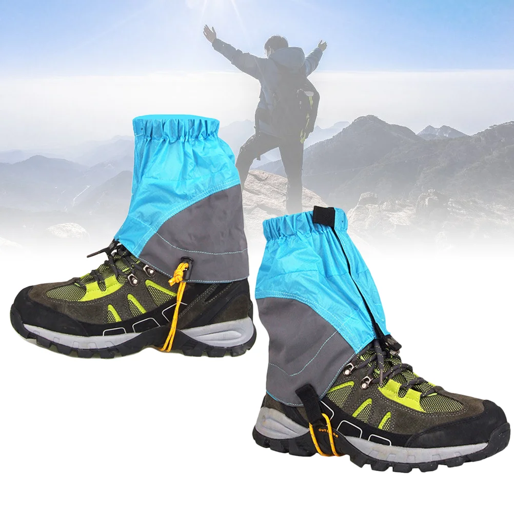 

Walking Low Gaiters Outdoor Ankle Snow Hiking Foot Covers Lightweight Adjustable