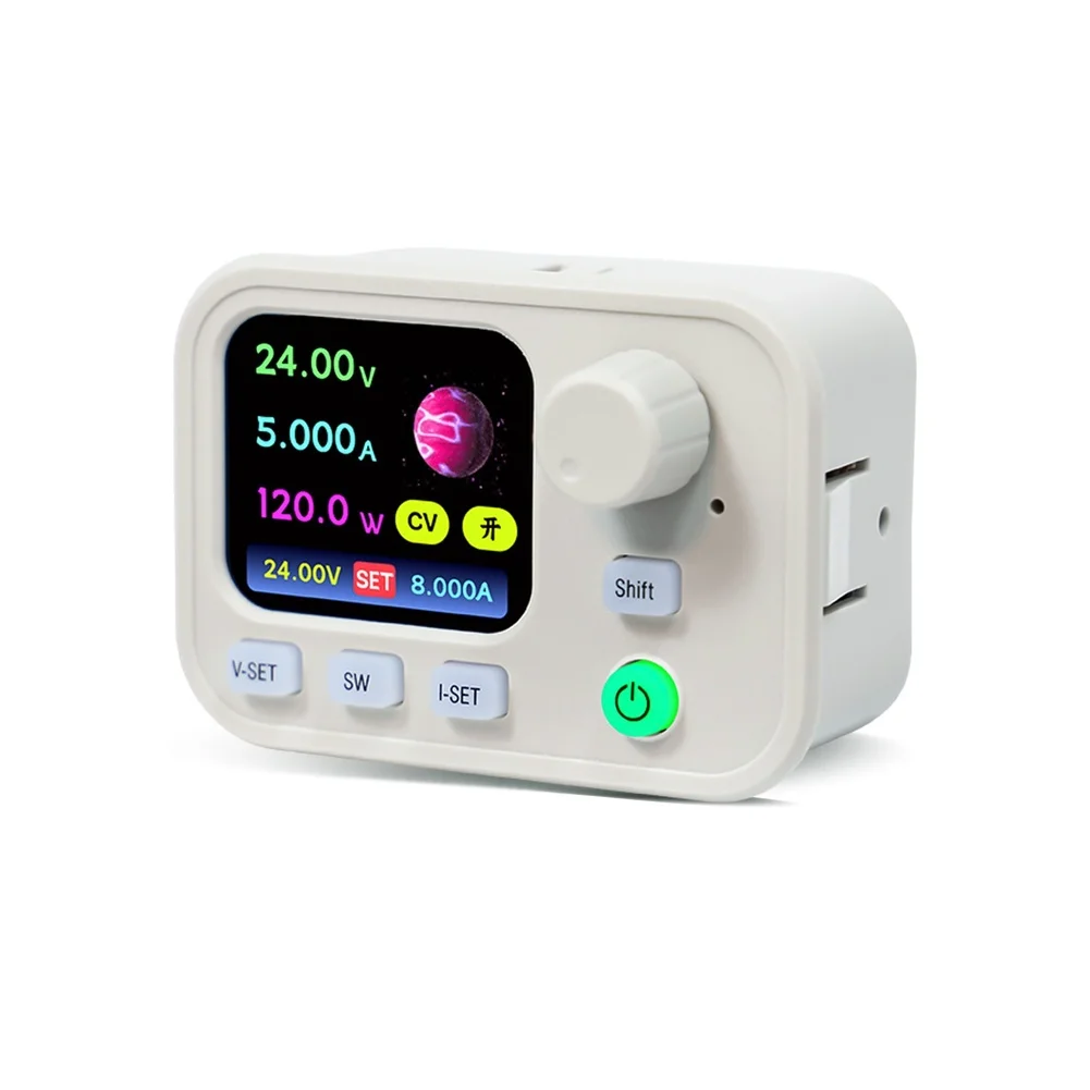 200W CNC DC Power Supply with WiFi App Control IPS Screen MPPT Solar Charging Function 6-36V Input 0-40V Output
