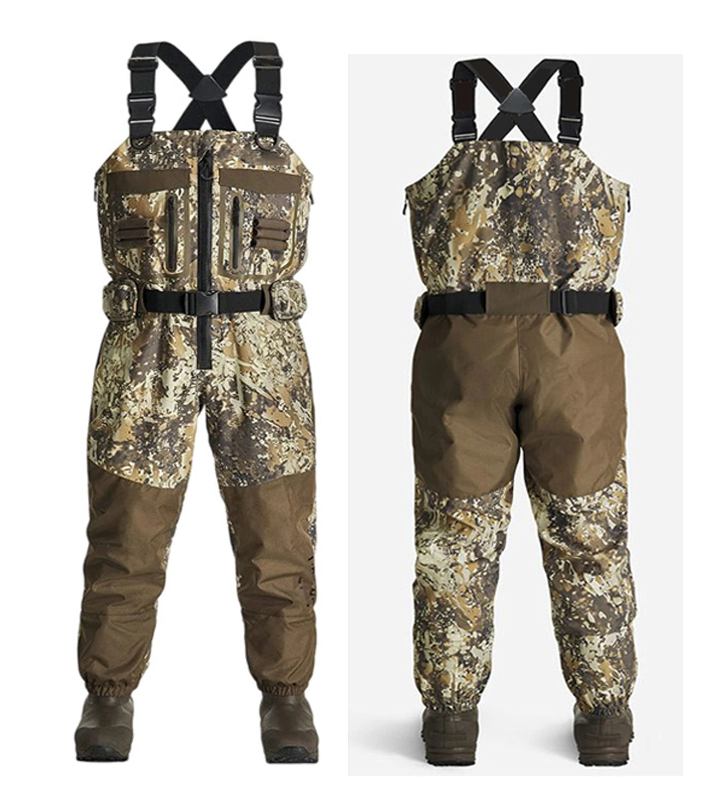Unisex 4-Layer Breathable Wate - Fishing Waders Breathable ulasan dan harga