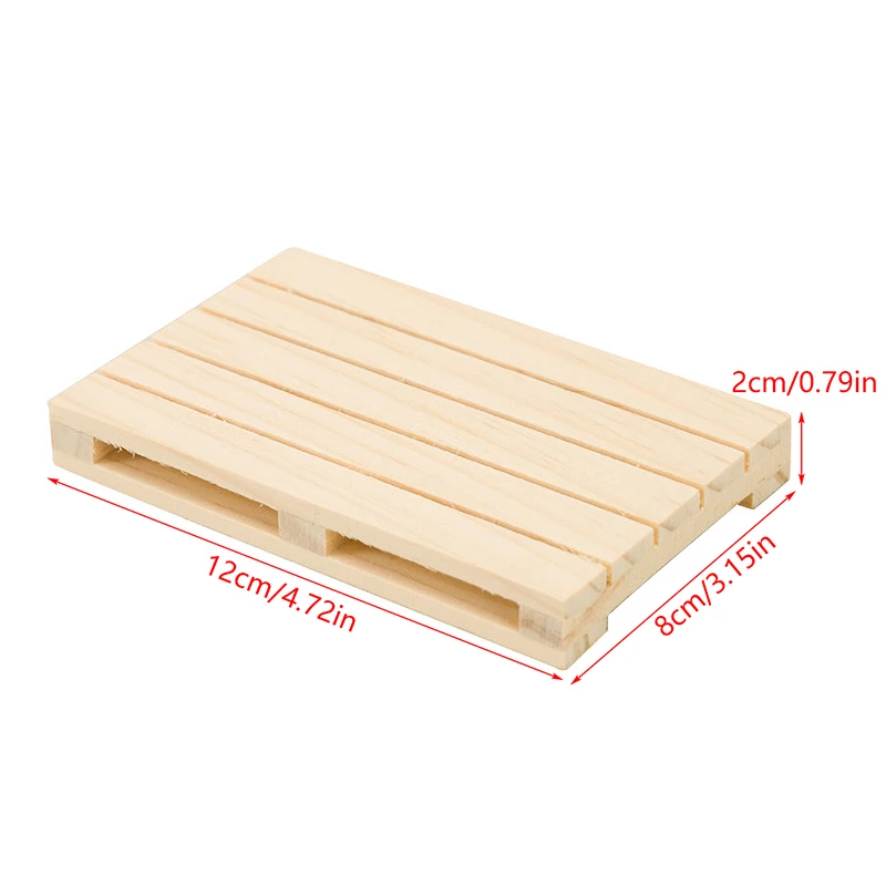 1pcs New Mini Wooden Pallet Beverage Coasters Insulation Pad Cup Coaster Pot Mat