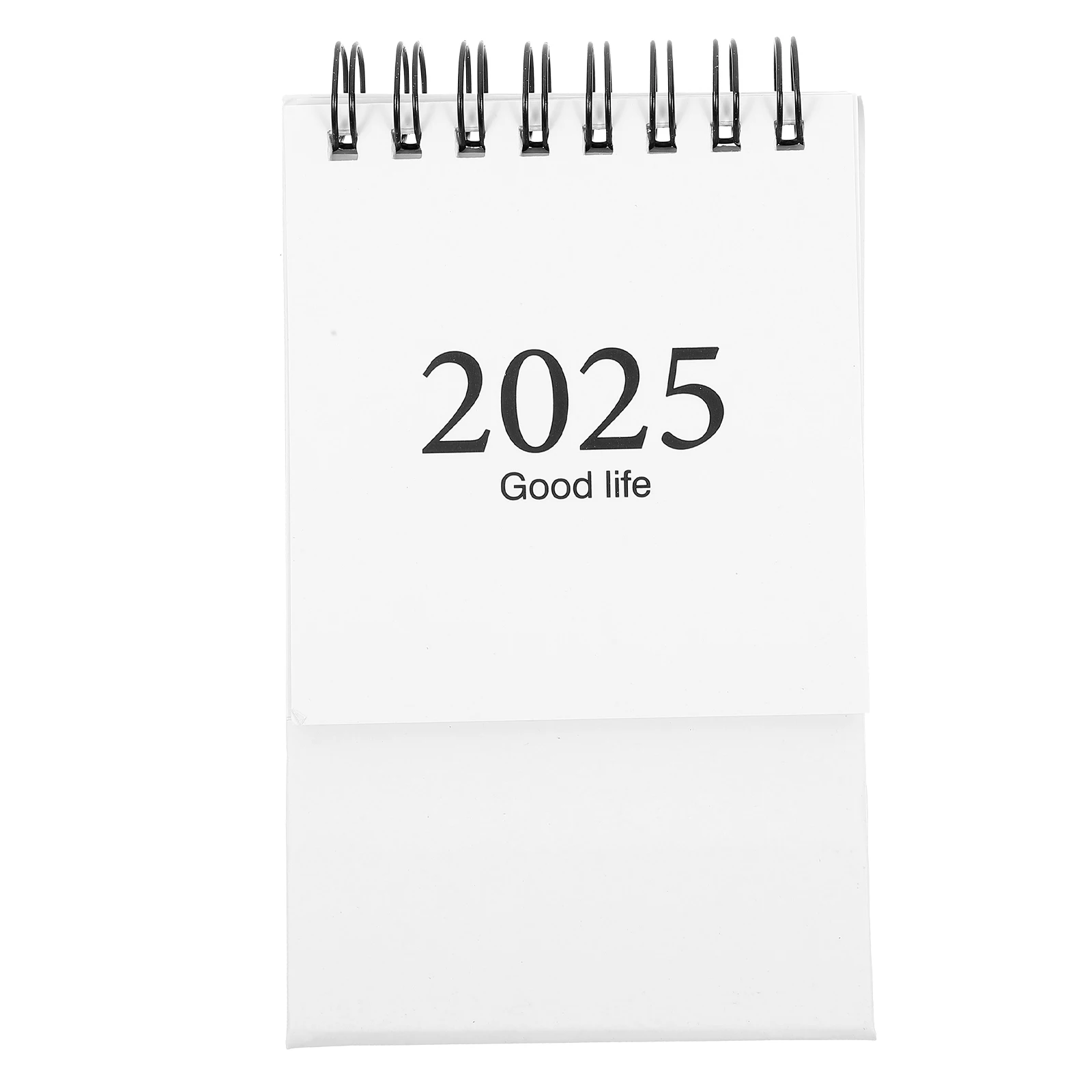 

Desk Calendar Mini Office Calendars Desktop Flip Small Table Cute White for Daily