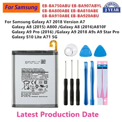 EB-BA750ABU EB-BA907ABYL EB-BA910ABE BA810 Battery For Samsung Galaxy A7 2018 Version Galaxy A8  A9 A9S Star Pro S10 Lite A71 5G
