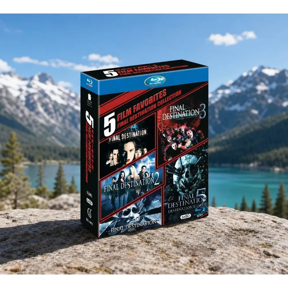 Brand New BD Blu-ray High Definition Final Destination Series Volumes 1–5 Five Disc Set English and Mandarin Audio