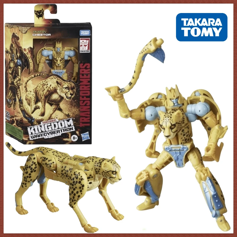 

В наличии TM Transformers G Series Kingdom WFC-K4 Желтый леопард Коллекционная фигурка Аниме Робот Аниме Экшн-модели Детские подарки Стежка