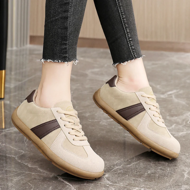 

New Ventilation Splicing Together Casual Shoes Brown Fashion Superior Quality Women Sneakers Casual Sneakers Zapatos De Mujer