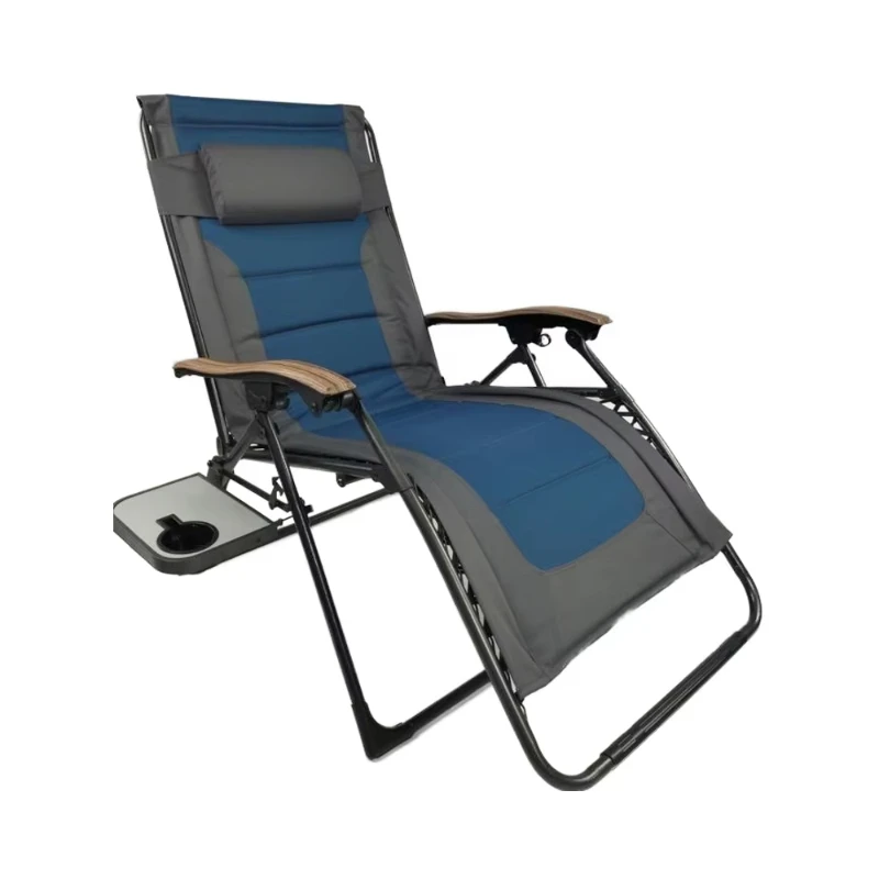 

Modern outdoor zero gravity thickened reclining beach chair stainless steel iron folding
