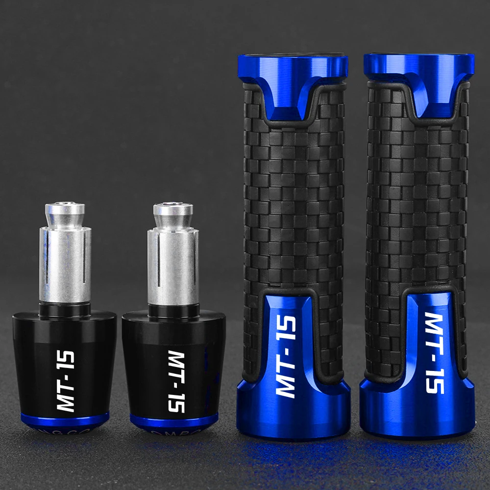 

For YAMAHA MT15 MT 15 MSLAZ Z150 2005-2019 2018 2017 2016 Motor accessories 7/8" 22MM Handlebar Grips Handle Bar Cap End Plugs