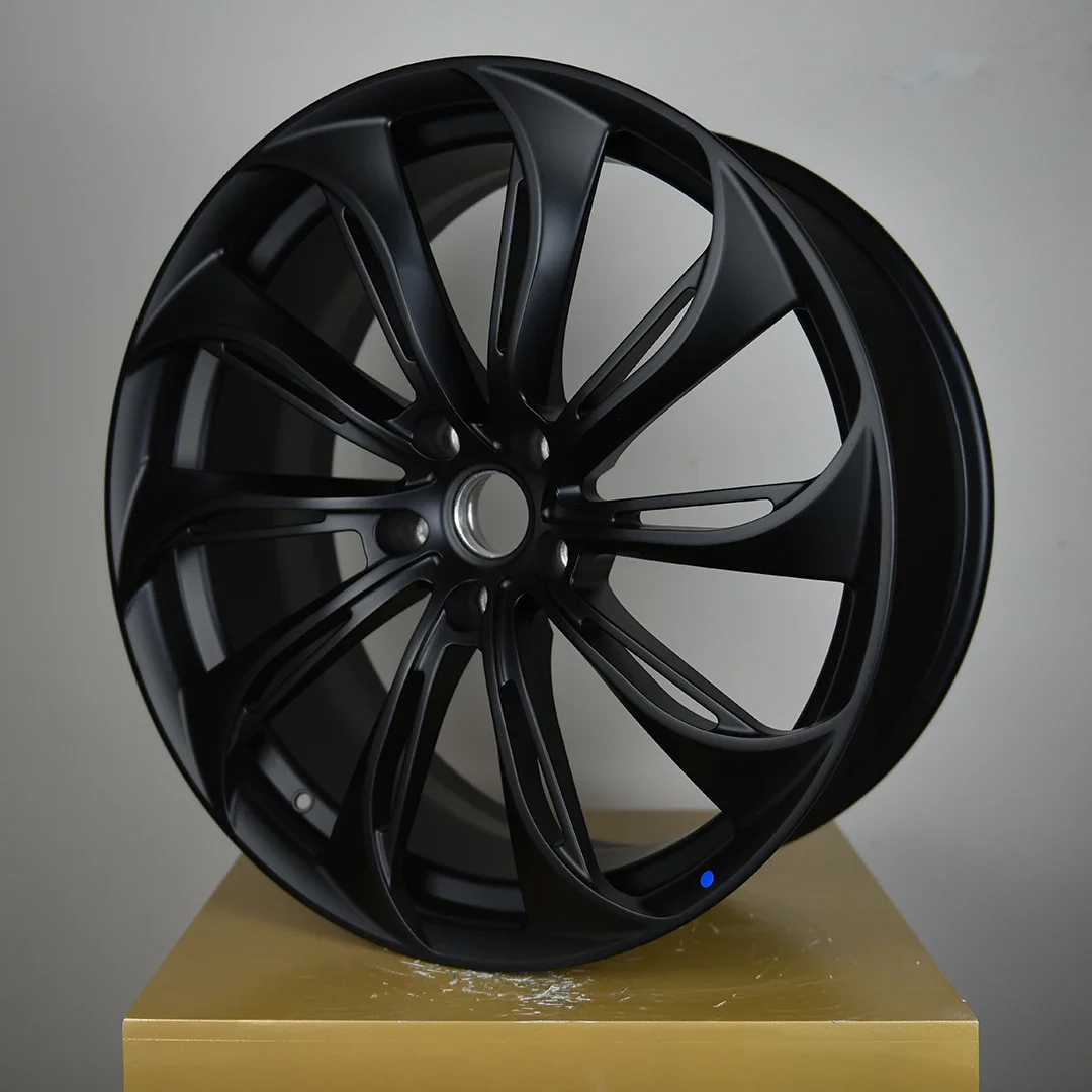 Preto fosco outro carro modificado das rodas T6 6061 uma peça de jantes forjadas 21 22 polegadas 5*120