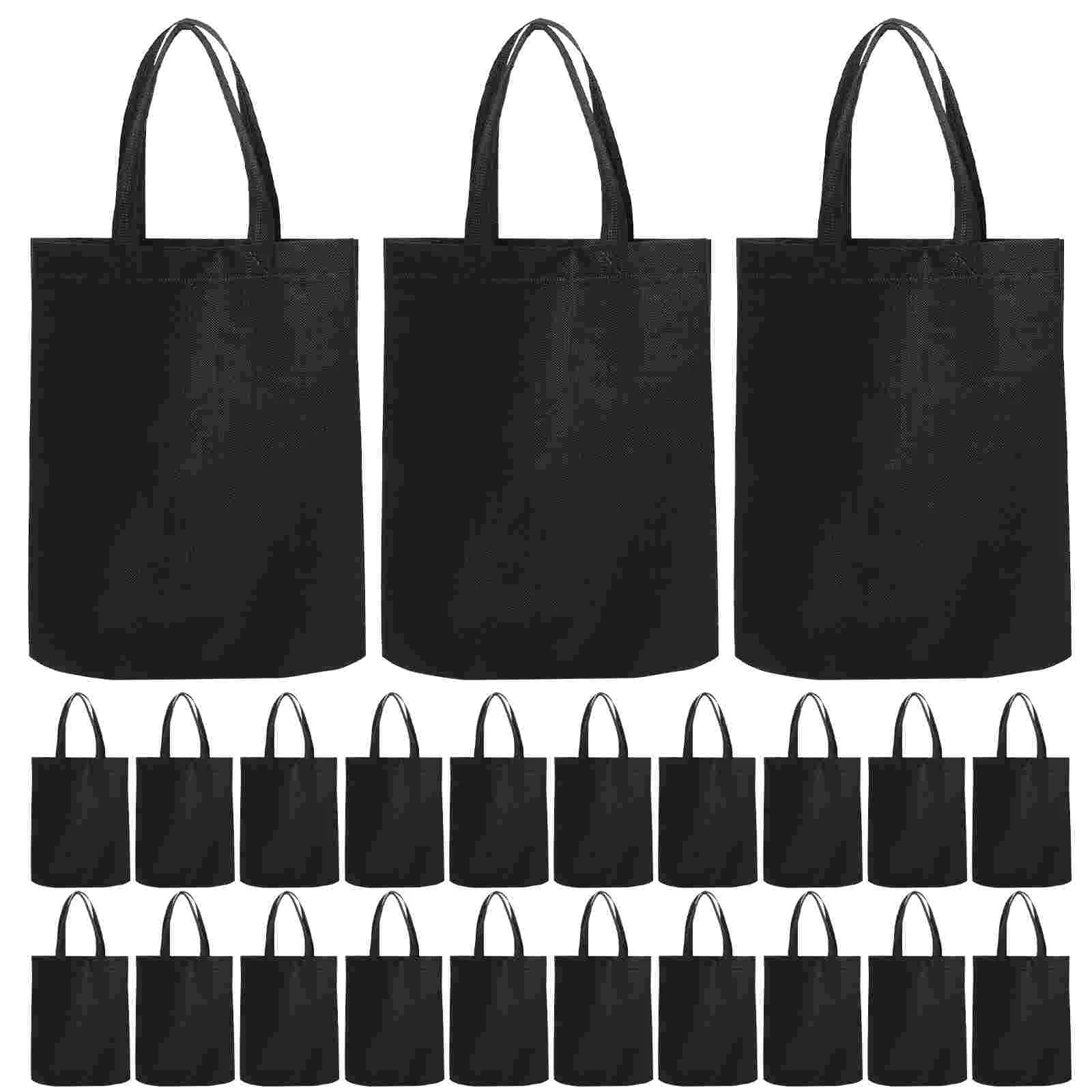 

30 Pcs Non Woven Tote Bag Gift Bags Shopping Outdoor Carry Storage Portable Non-woven Fabric Home Travel Handbag