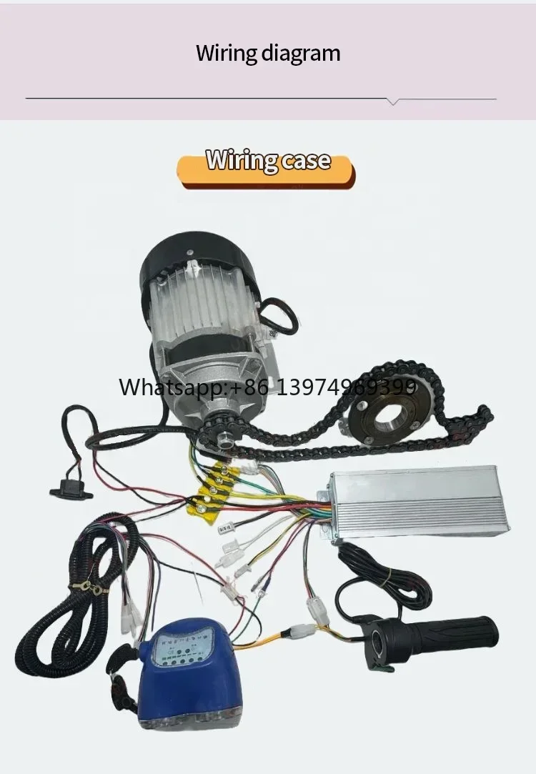 High-Power 48V 800W BM Brushless DC Motor Kit Suitable for Electric s Mobility Bicycles