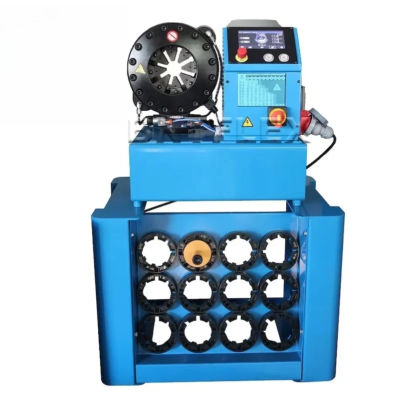 2 inch 2.5 inch CNC hydraulic hose crimping machine with 13 sets of dies with Siemens motor