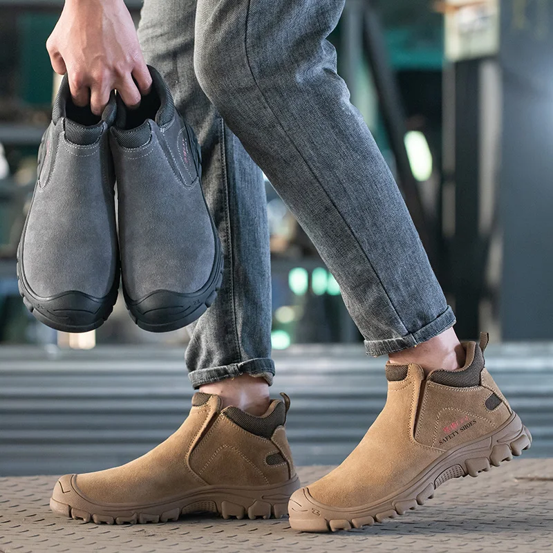 أحذية عمل معزولة مقاومة للماء، أحذية أمان مقاومة للثقب، أحذية أمان قياسية مضادة للتحطيم، أحذية ذات مقدمة فولاذية