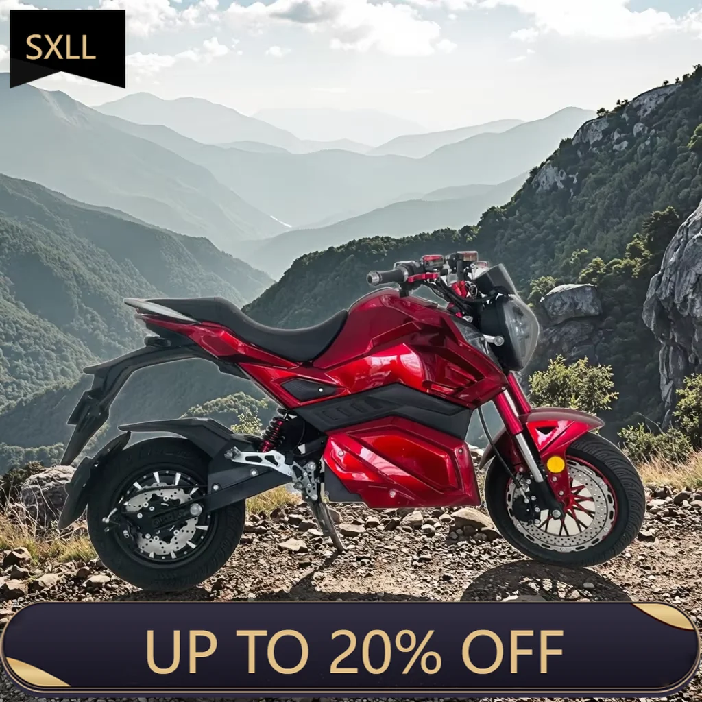 

SXLL 2000W Racing Electric Motorcycle for Adults Heavy 70km/h Speed Streetbike 72v Voltage Motor for Touring and Scooter Riding