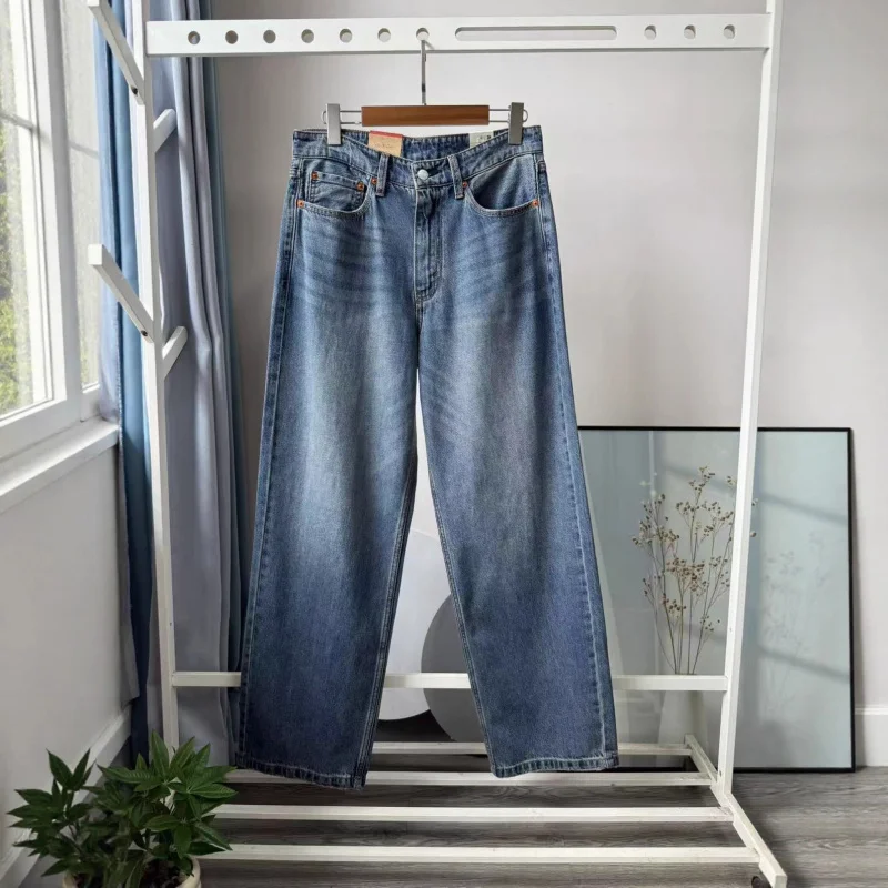 

Fashion Age-Reducing Quality Classic Versatile 25 Years Autumn Winter New Men'S Straight-Leg Jeans