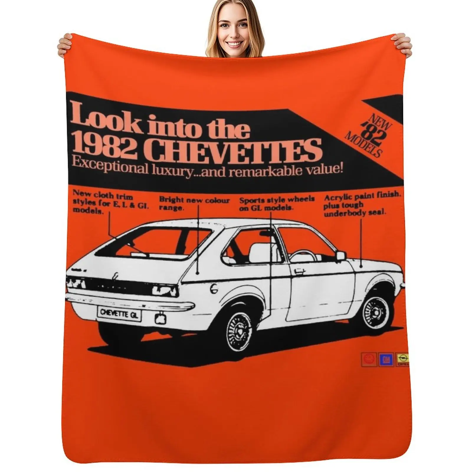 CHEVETTE 1982 Manta suave y transpirable para dormir por la noche