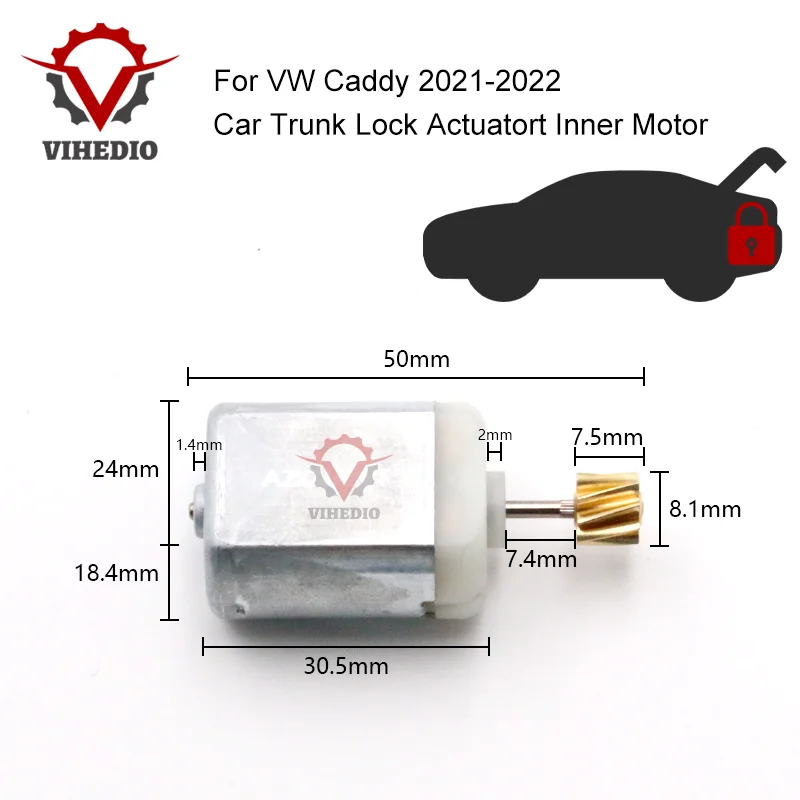 

For VW Caddy 2021-2022 Car Rear Trunk Lock Actuator Latch Release Motor OEM 12V Core Power Replacement High Quality DIY Engine