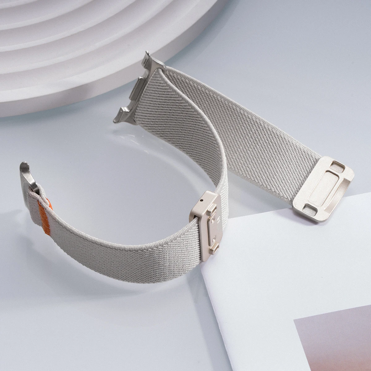 Nylon Band For Samsung Galaxy Watch 8 classic 46mm stretch Magnetic correa pulseira Bracelet Galaxy Watch 8 44mm 40mm Strap