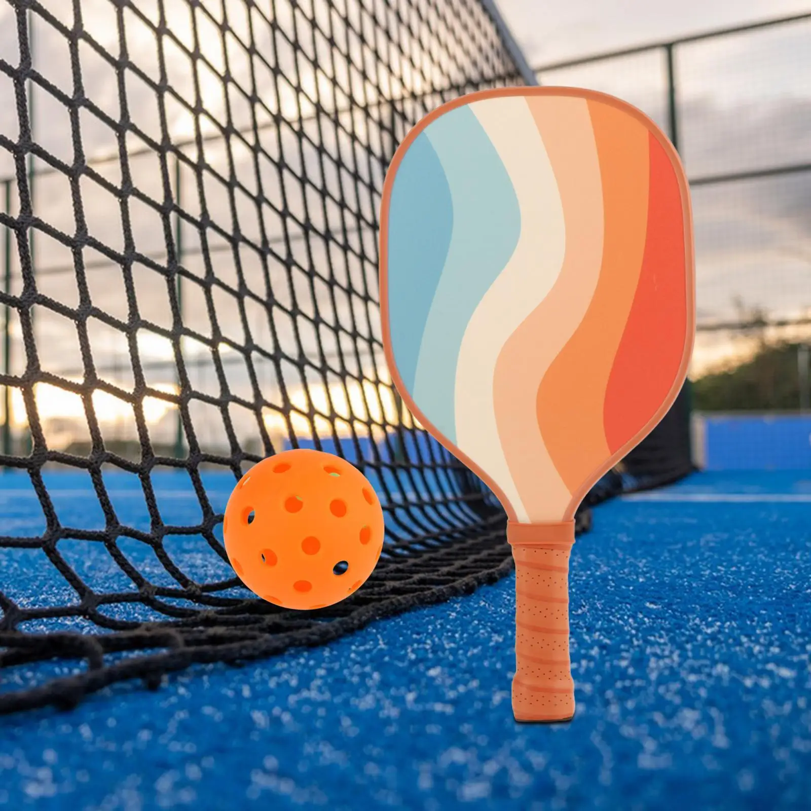 Pickleball Paddles Pickleball Racket Wooden with Ergonomic Grip for Indoor and Outdoor Tournament Training Equipment Practice