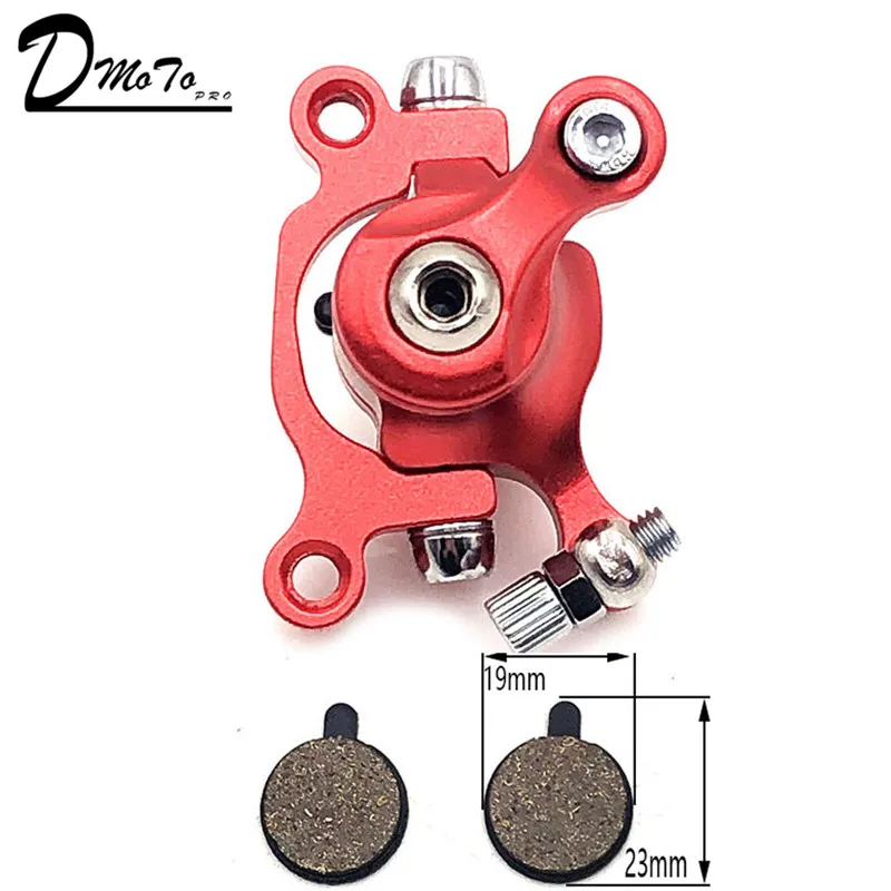 For ZOOM Disc Brake for Electric scooter 10 inch electric  With 140 mm 120mm brake pads metal pad Brake Rotor Bike parts