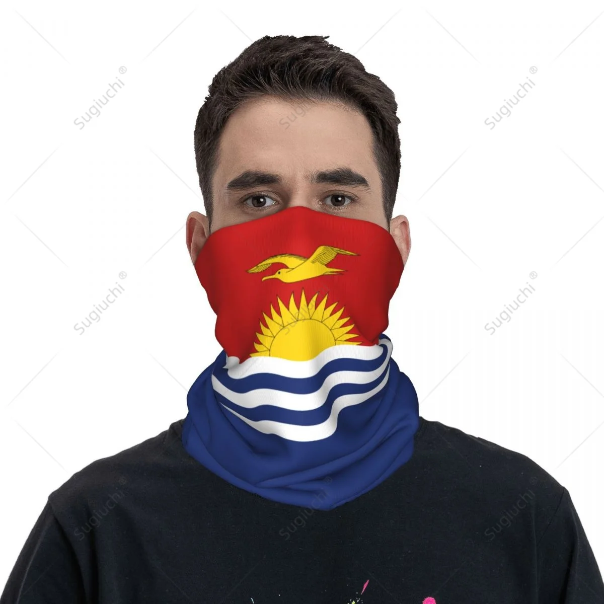 

Unisex Kiribati Flag Neckerchief Scarf Neck Face Mask Scarves Neck Warmer Seamless Bandana Headwear Cycling Hiking