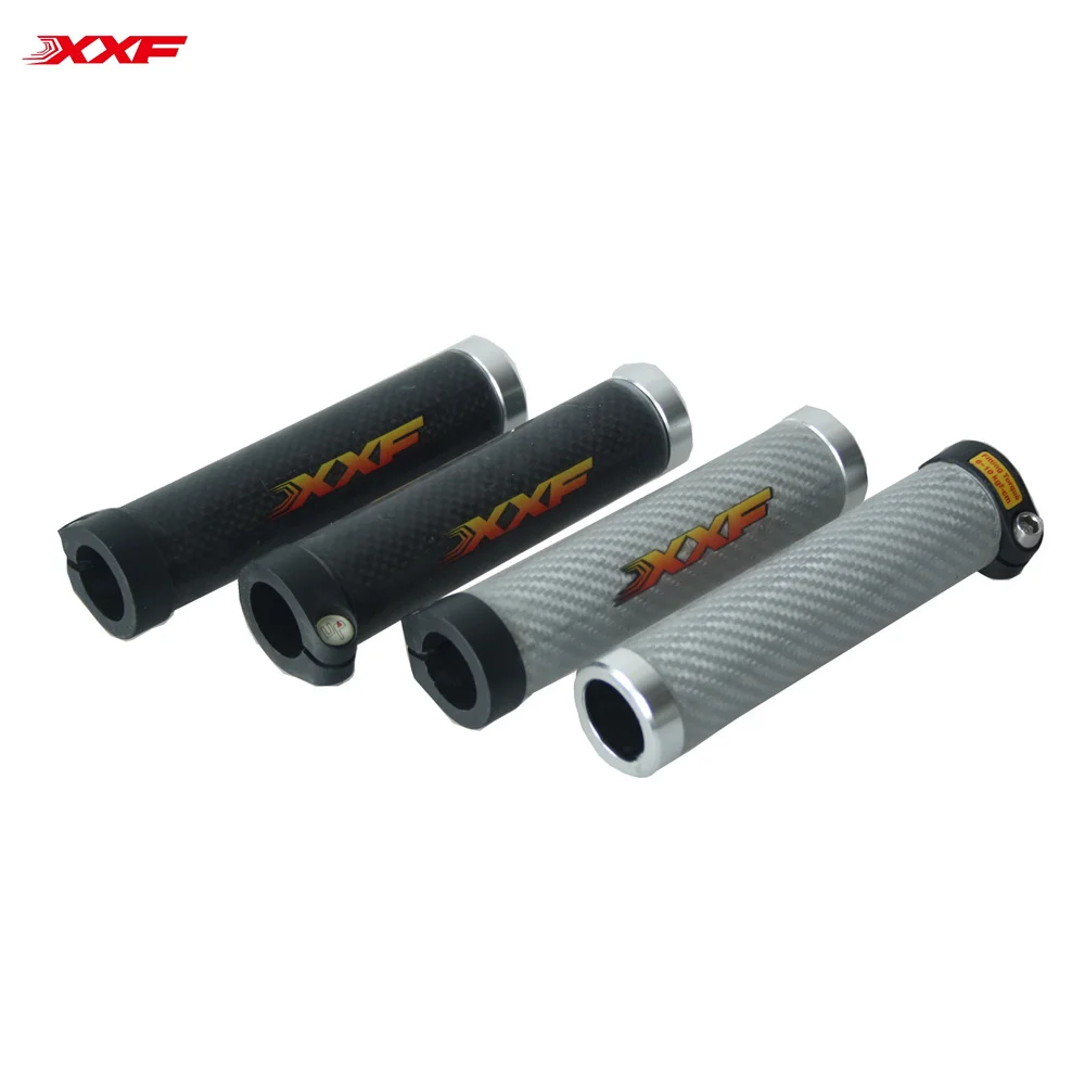 Carbon fiber handlebar grips for mountain bike, lockable bicycle accessories, time Limited