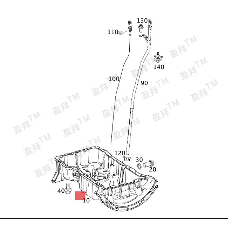 FG1 173 42F G11 734 3FG 117 344 FG1 173 45 Oil pan oil level display Oil pan Oil pan oil level display Oil pan